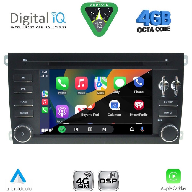 DIGITAL IQ MSF 343_CPA (7" DECK) MULTIMEDIA PORSCHE CAYENNE mod. 2002-2011
