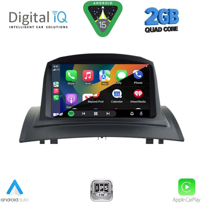 DIGITAL IQ MSD 082_CPA (7" DECK) MULTIMEDIA SYSTEM for RENAULT MEGANE II mod. 2002-2008