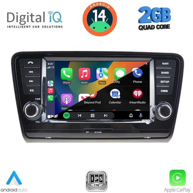 DIGITAL IQ MSD 006_CPA (8" DECK) MULTIMEDIA for SKODA OCTAVIA 7 mod. 2013-2021