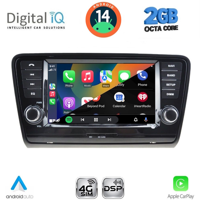 DIGITAL IQ MSD 006_CPA (8" DECK) MULTIMEDIA for SKODA OCTAVIA 7 mod. 2013-2021
