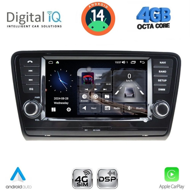 DIGITAL IQ MSD 006_CPA (8" DECK) MULTIMEDIA for SKODA OCTAVIA 7 mod. 2013-2021