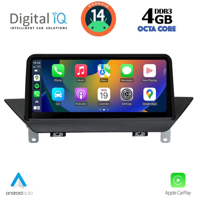 DIGITAL IQ TPG 10941_CPA (10.25'') - BMW X1 (E84) mod. 2009-2015 with CIC