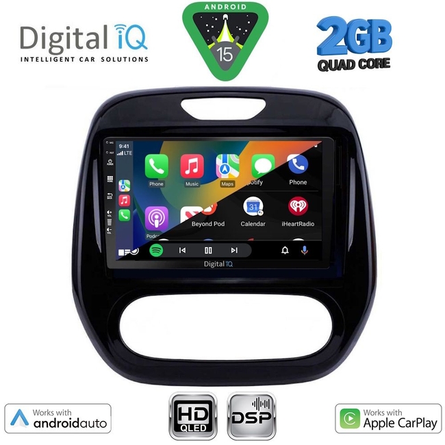 DIGITAL IQ BXC 3542_CPAA (9inc) MULTIMEDIA TABLET for RENAULT CAPTUR mod. 2013-2019