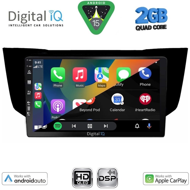 DIGITAL IQ BXC 3345BL_CPAA (9inc) MULTIMEDIA TABLET for LEXUS RX 300 – 400 mod. 2003-2008