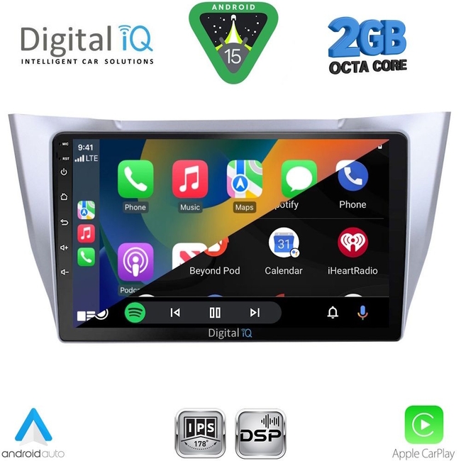 DIGITAL IQ RSF 4345SL_CPA (10inc) MULTIMEDIA TABLET for LEXUS RX 300 – 400 mod. 2003-2008
