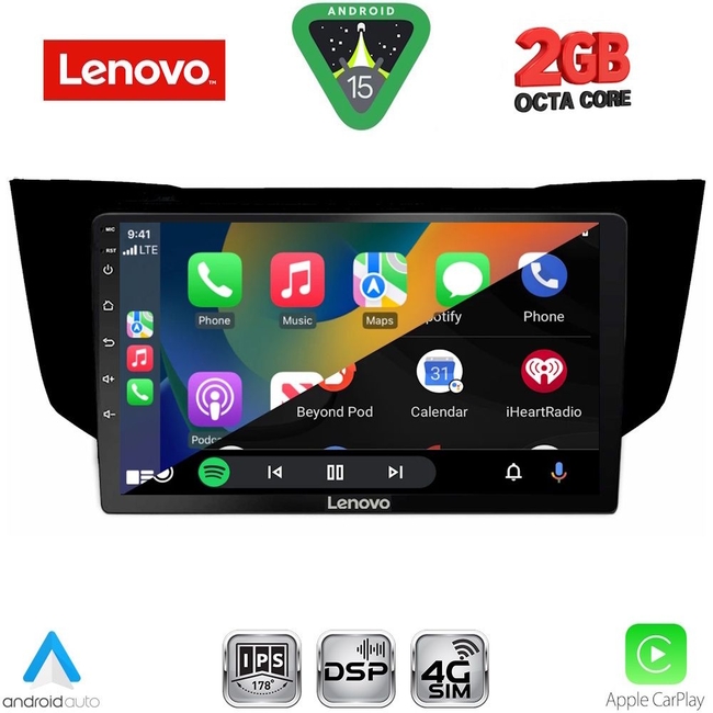 LENOVO LVF 5345BL_CPA (9inc) MULTIMEDIA TABLET for LEXUS RX 300 – 400 mod. 2003-2008