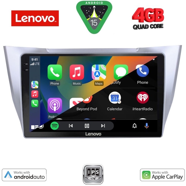 LENOVO LVE 8345SL_CPAA (10inc) MULTIMEDIA TABLET for LEXUS RX 300 – 400 mod. 2003-2008