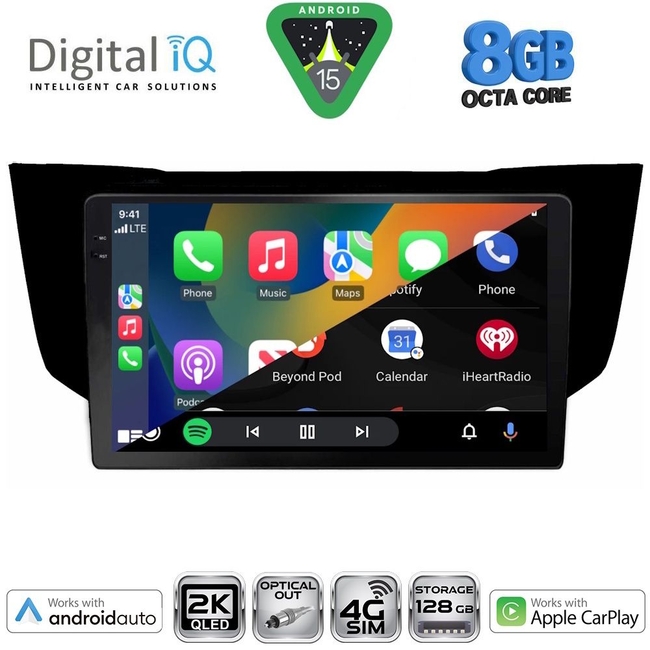 DIGITAL IQ BXK 20345BL_CPAA (9inc) MULTIMEDIA TABLET for LEXUS RX 300 – 400 mod. 2003-2008