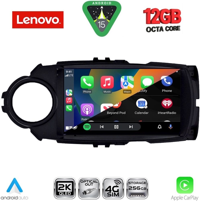 LENOVO SSZ 12737FL_CPA (9inc) MULTIMEDIA TABLET for TOYOTA YARIS mod. 2015-2020