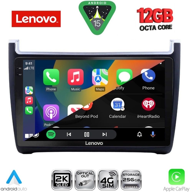 LENOVO SSZ 12757_CPA (9inc) MULTIMEDIA TABLET for VW POLO mod. 2014-2017