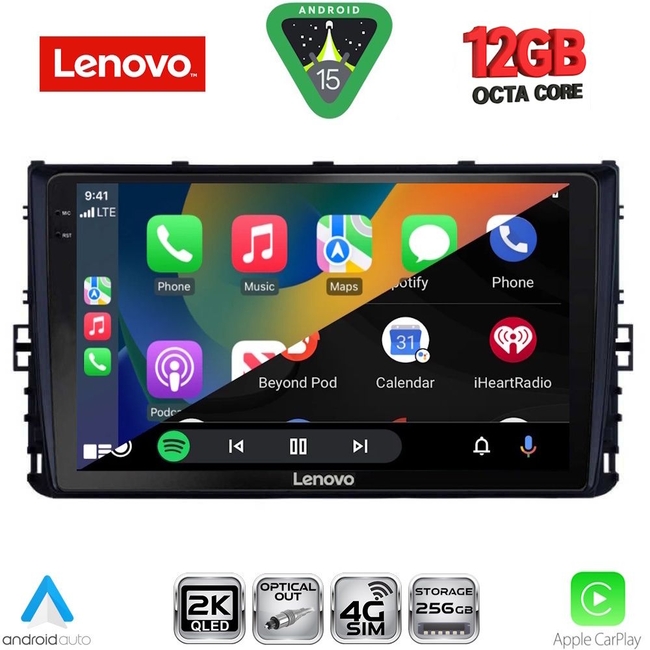 LENOVO SSZ 12758_CPA (9inc) MULTIMEDIA TABLET for VW POLO – TROC – TCROSS mod. 2017-2026