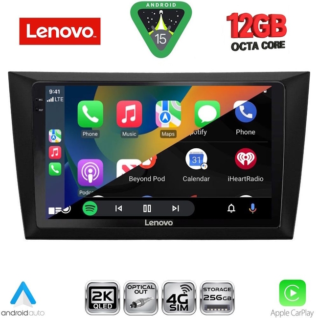 LENOVO SSZ 12746_CPA  (9inc) MULTIMEDIA TABLET for GOLF 6 mod. 2009-2012