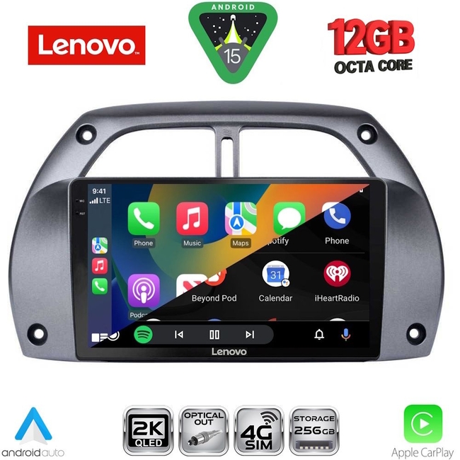 LENOVO SSZ 12730_CPA A/C (9inc) MULTIMEDIA TABLET for TOYOTA RAV 4 mod. 2000-2006