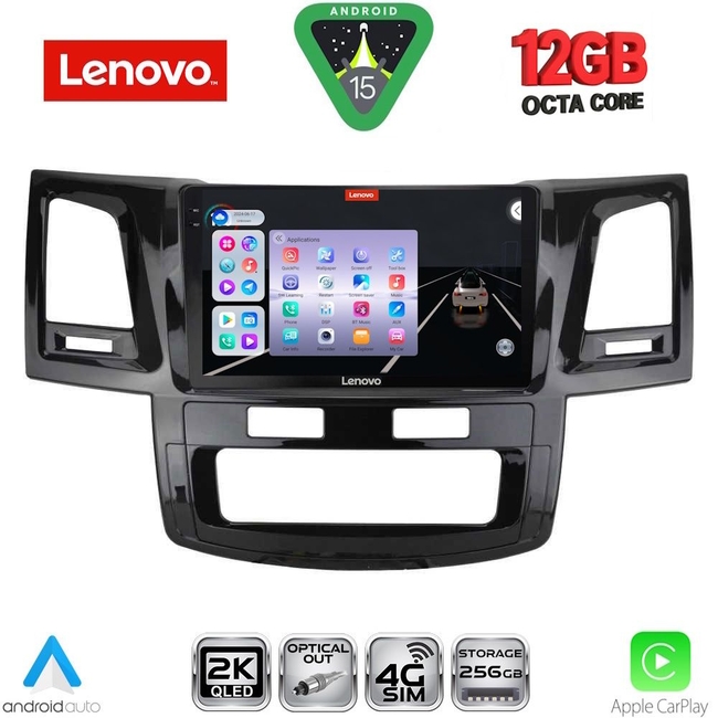 LENOVO SSZ 12720_CPA (9inc) MULTIMEDIA TABLET for TOYOTA HILUX mod. 2005-2016