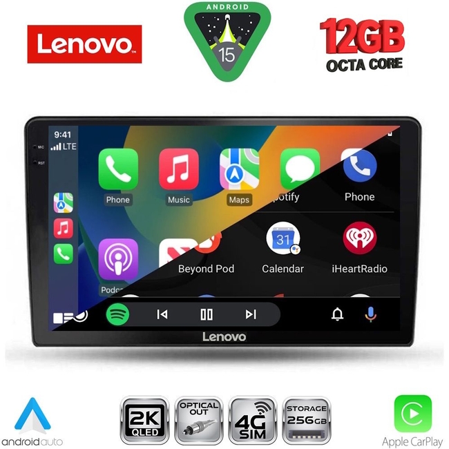 LENOVO SSZ 12702_CPA (9inc) MULTIMEDIA TABLET for TOYOTA AURIS mod. 2007-2012