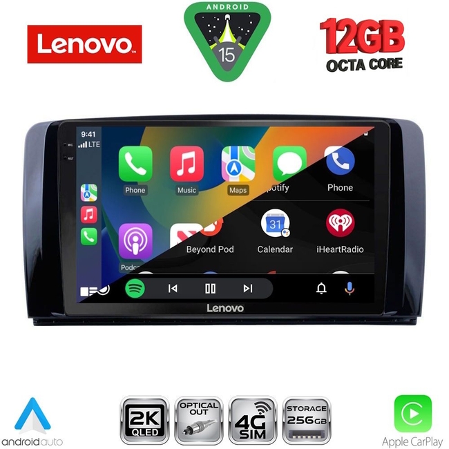 LENOVO SSZ 12422_CPA (9inc) MULTIMEDIA TABLET for MERCEDES R (W251) mod. 2006-2015