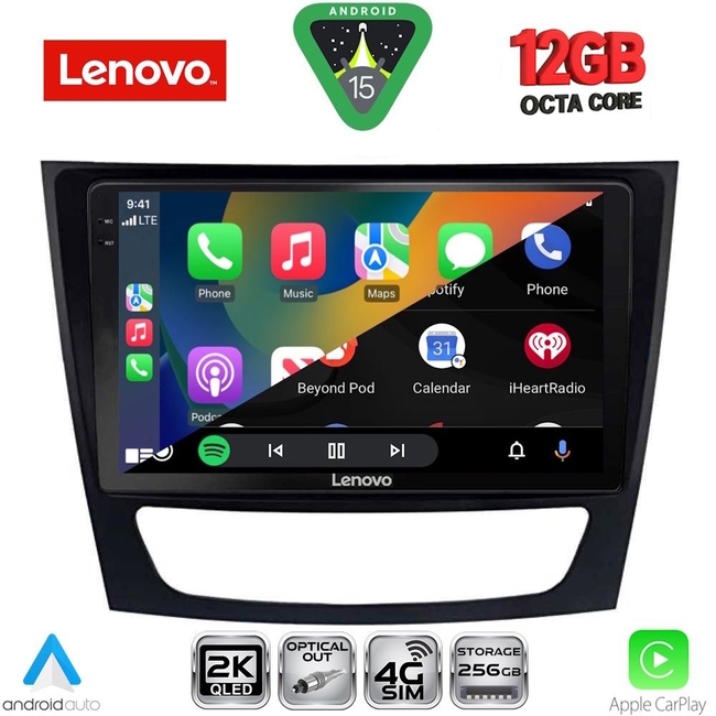LENOVO SSZ 12408_CPA (9inc) MULTIMEDIA TABLET for MERCEDES E (W211) – CLS (W219) mod. 2003-2009