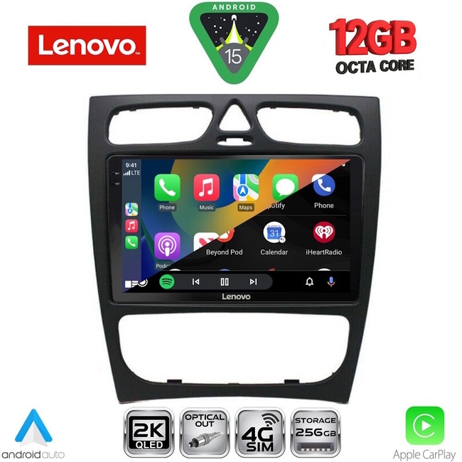 LENOVO SSZ 12402_CPA (9inc) MULTIMEDIA TABLET for MERCEDES C (W203) mod. 1999-2004