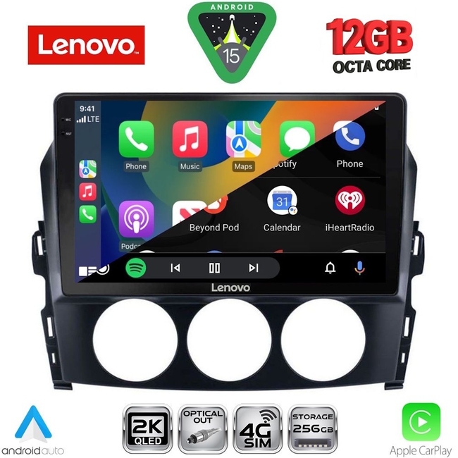 LENOVO SSZ 12392_CPA (9inc) MULTIMEDIA TABLET for MAZDA MX5 mod. 2005-2015