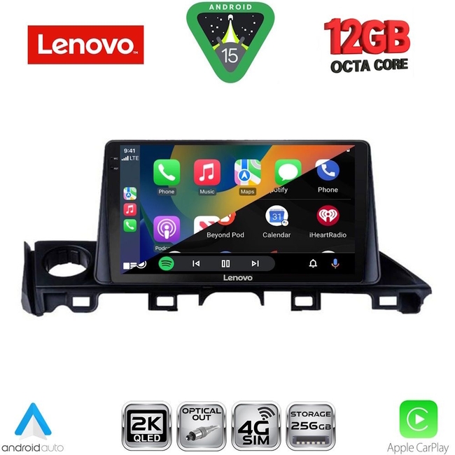 LENOVO SSZ 12379_CPA (9inc) MULTIMEDIA TABLET for MAZDA 6 mod. 2017-2020