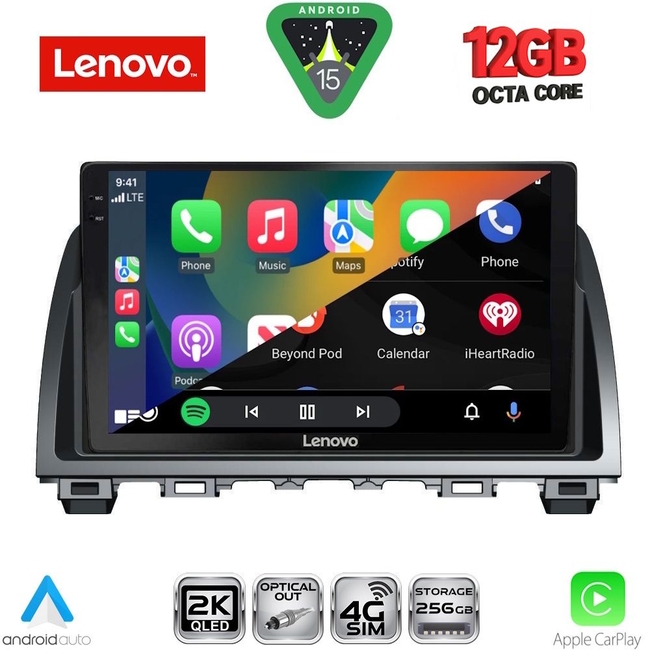 LENOVO SSZ 12378_CPA (9inc) MULTIMEDIA TABLET for MAZDA 6 mod. 2012-2017