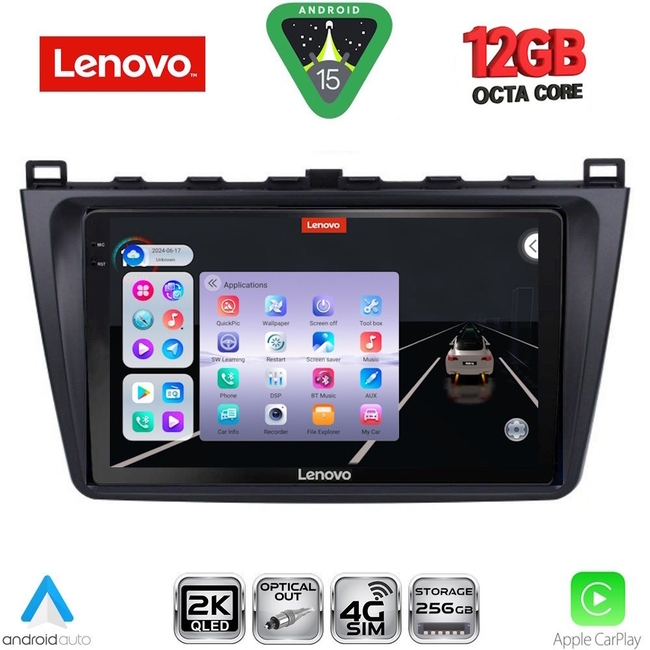 LENOVO SSZ 12377_CPA (9inc) MULTIMEDIA TABLET for MAZDA 6 mod. 2008-2012