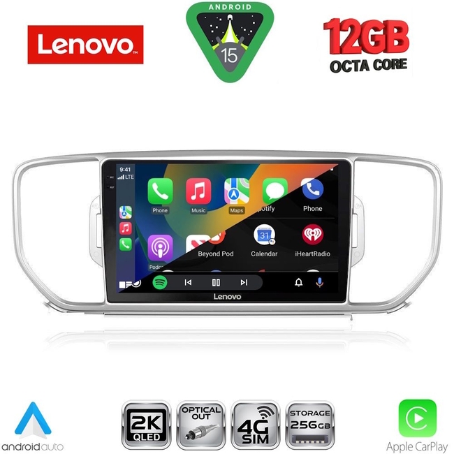 LENOVO SSZ 12326_CPA (9inc) MULTIMEDIA TABLET for KIA SPORTAGE mod. 2015-2018