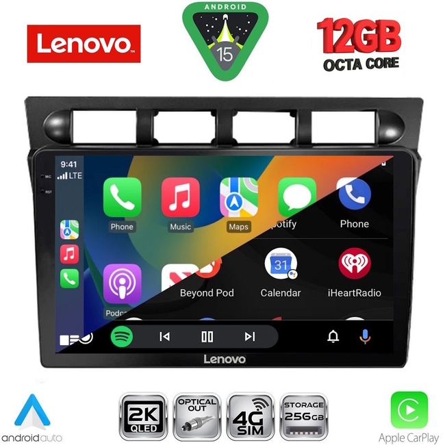 LENOVO SSZ 12306_CPA (9inc) MULTIMEDIA TABLET for KIA PICANTO mod. 2004-2008