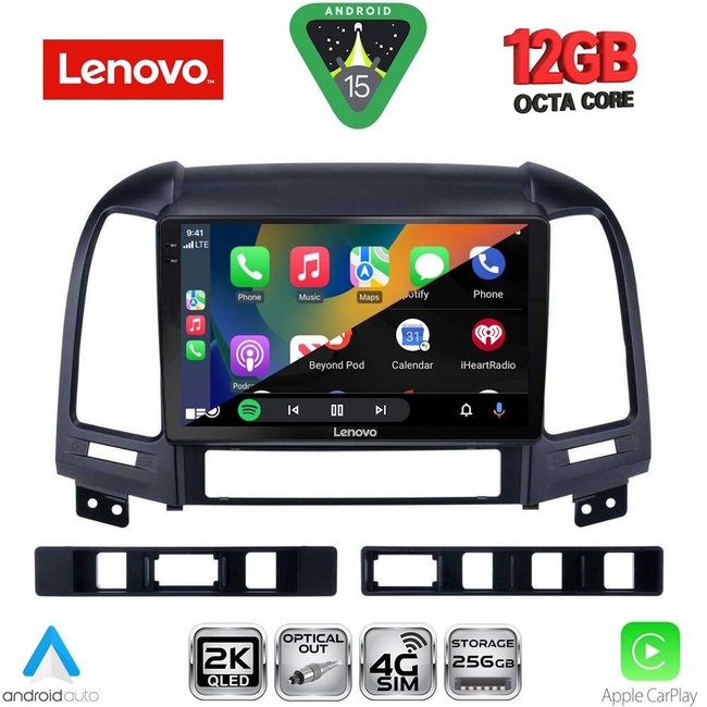 LENOVO SSZ 12239_CPA (9inc) MULTIMEDIA TABLET for HYUNDAI SANTA FE mod. 2005-2013