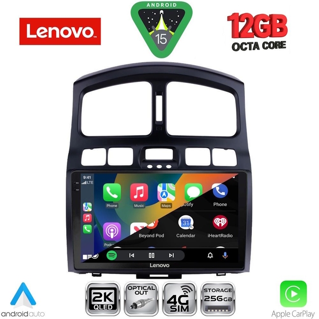 LENOVO SSZ 12236_CPA (9inc) MULTIMEDIA TABLET for HYUNDAI SANTA FE mod. 2003-2006