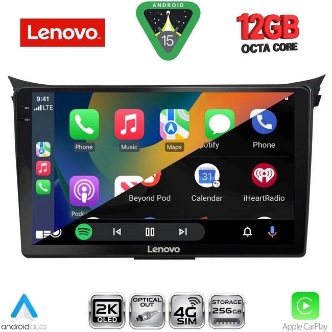 LENOVO SSZ 12232_CPA (9inc) MULTIMEDIA TABLET for HYUNDAI i30  mod. 2012-2017