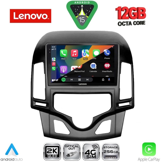 LENOVO SSZ 12231_CPA CLIMA (9inc) MULTIMEDIA TABLET for HYUNDAI i30 mod. 2007-2012