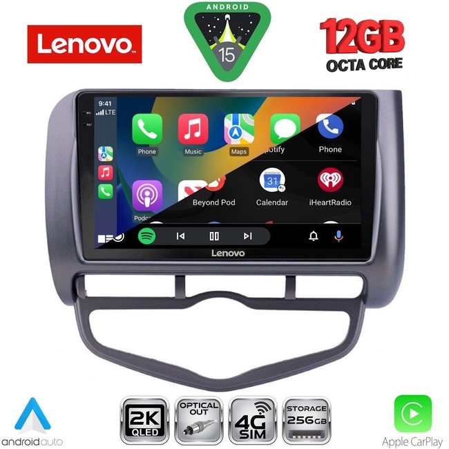 LENOVO SSZ 12210_CPA CLIMA (9inc) MULTIMEDIA TABLET for HONDA JAZZ mod. 2002-2008
