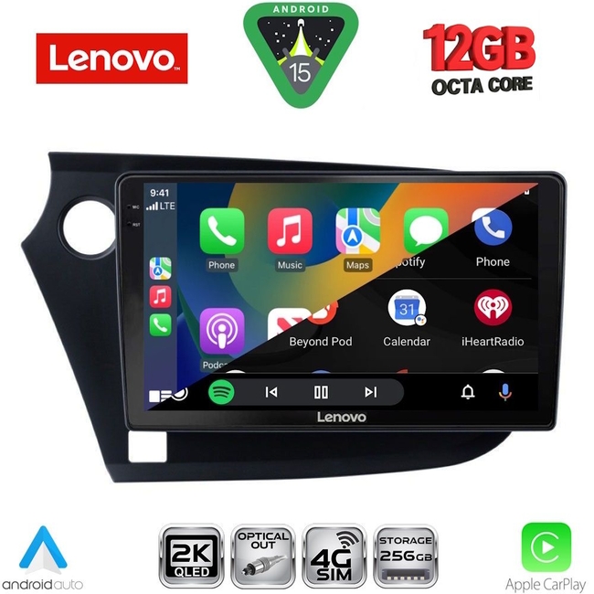 LENOVO SSZ 12205_CPA (9inc) MULTIMEDIA TABLET for HONDA INSIGHT mod. 2009-2014