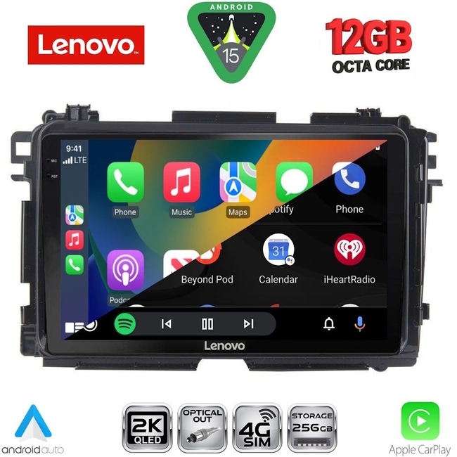 LENOVO SSZ 12201_CPA (9inc) MULTIMEDIA TABLET for HONDA HRV mod. 2015-2021
