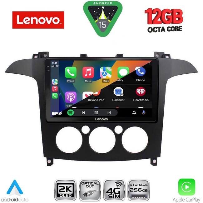 LENOVO SSZ 12175_CPA A/C (9inc) MULTIMEDIA TABLET for FORD SMAX mod. 2006-2014