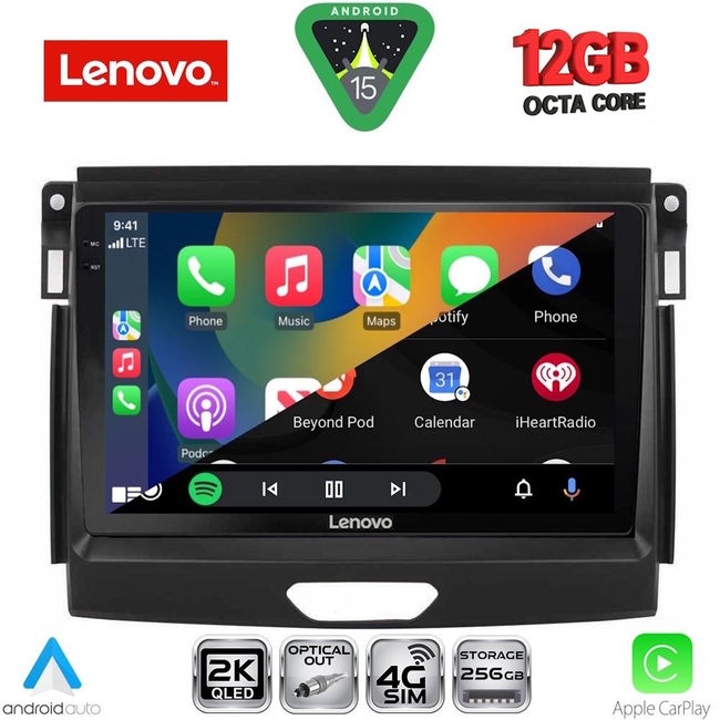 LENOVO SSZ 12172_CPA (9inc) MULTIMEDIA TABLET for FORD RANGER mod. 2015-2018