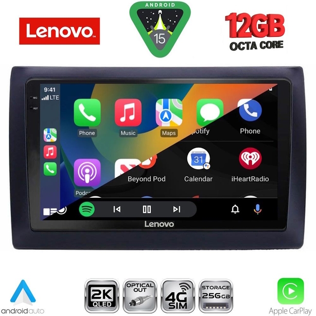 LENOVO SSZ 12145_CPA (9inc) MULTIMEDIA TABLET for FIAT STILO mod. 2001-2007