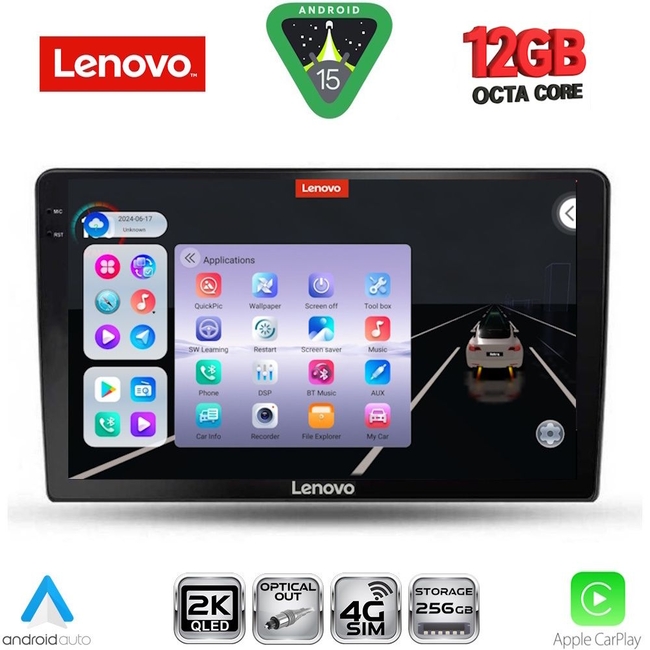 LENOVO SSZ 12103B_CPA (9inc) MULTIMEDIA TABLET for DACIA DUSTER mod. 2012-2019