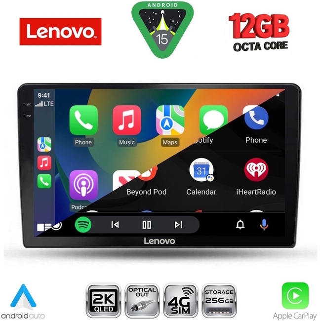 LENOVO SSZ 12103B_CPA (9inc) MULTIMEDIA TABLET for DACIA DUSTER mod. 2012-2019