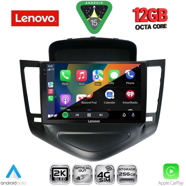 LENOVO SSZ 12076_CPA (9inc) MULTIMEDIA TABLET for CHEVROLET CRUZE mod. 2008-2012