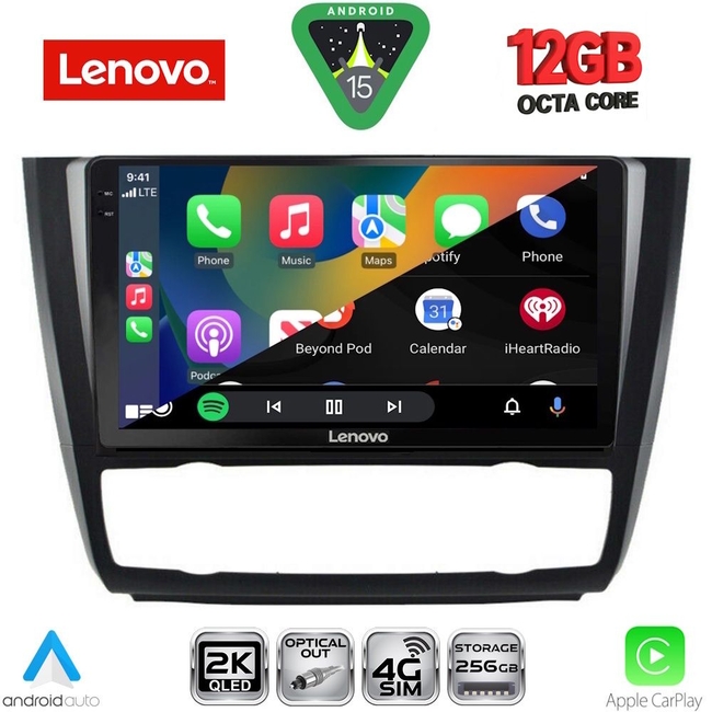 LENOVO SSZ 12040_CPA CLIMA (9inc) MULTIMEDIA TABLET for BMW S.1  E81-82-87-88 mod. 2004-2013