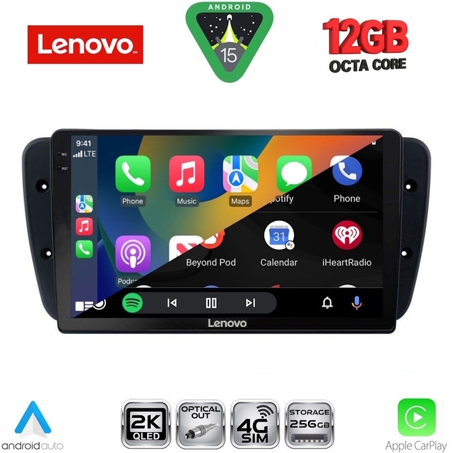 LENOVO SSZ 12571_CPA (9inc) MULTIMEDIA TABLET for SEAT IBIZA mod. 2008-2015