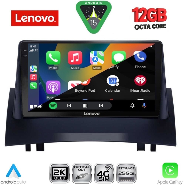 LENOVO SSZ 12555_CPA (9inc) MULTIMEDIA TABLET for RENAULT MEGANE 2 mod. 2002-2008