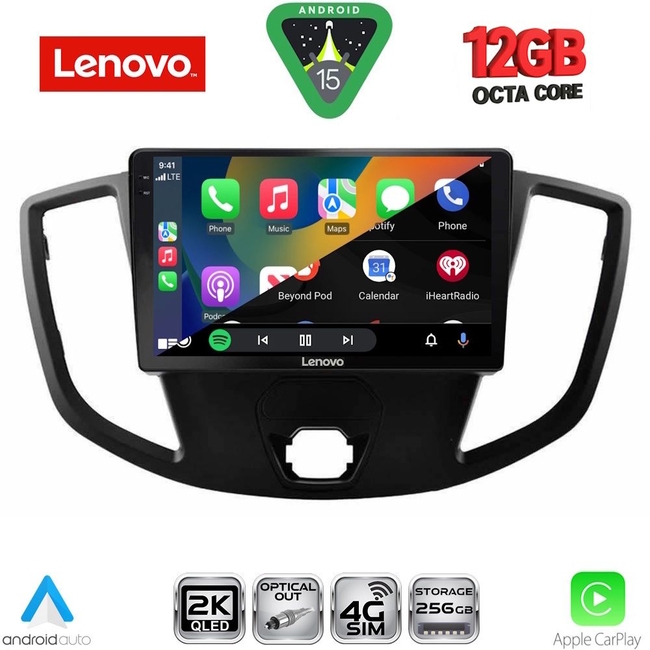 LENOVO SSZ 12179_CPA  (9inc) MULTIMEDIA TABLET for FORD TRANSIT mod. 2014-2020