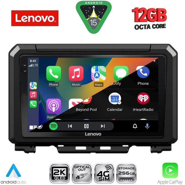 LENOVO SSZ 12679_CPA (9inc) MULTIMEDIA TABLET for SUZUKI JIMNY mod. 2017-2026