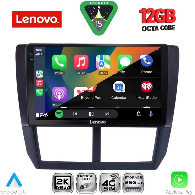 LENOVO SSZ 12662_CPA (9inc) MULTIMEDIA TABLET for SUBARU FORESTER - IMPREZA - XV mod. 2008-2013