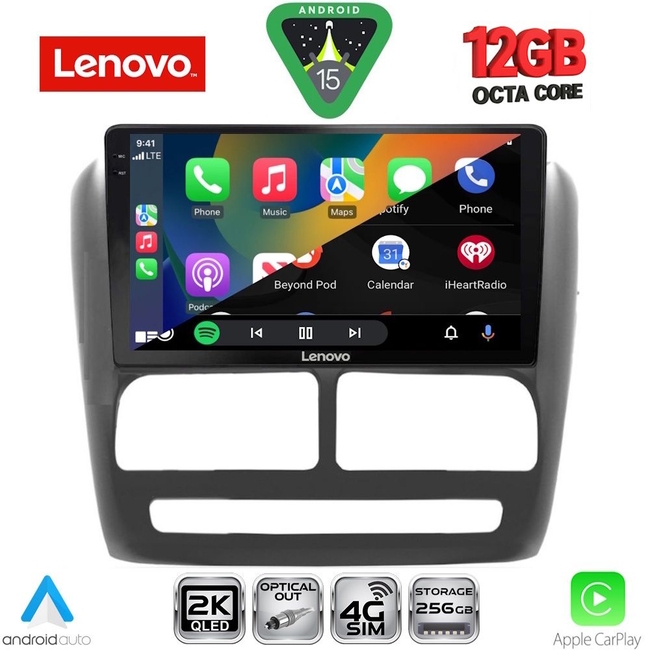LENOVO SSZ 12137_CPA (9inc) MULTIMEDIA TABLET for FIAT DOBLO mod. 2010-2015