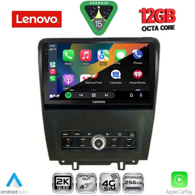LENOVO SSZ 12165_CPA (9inc) MULTIMEDIA TABLET for FORD MUSTANG mod. 2010-2015