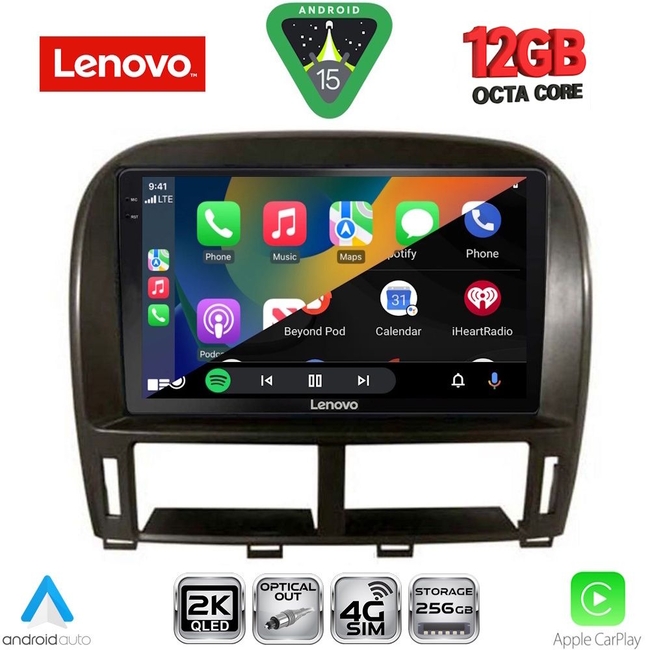 LENOVO SSZ 12343_CPA (9inc) MULTIMEDIA TABLET for LEXUS LS 430 – XF 430 mod. 2000-2006
